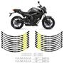 Imagem de Kit Adesivos Para Rodas Moto Yamaha XJ6 Refletivos Completo