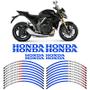 Imagem de Kit Adesivos Refletivos Roda Moto Honda CB 1000R Filete Azul