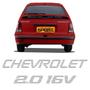 Imagem de Kit Adesivos Traseiro Chevrolet Kadett Ipanema 2.0 16V Cinza