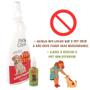 Imagem de Kit Adestrador Educador Sanitário para Cães Xixi Stop 500ml e Pipi Certo 30ml Pet Clean Cachorro Ajuda Manter Higiene