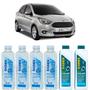 Imagem de Kit aditivo radiador bio coolant concentrado azul + agua desmineralizada - ford ka sedan - r1922