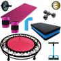 Imagem de Kit Aeróbico Para Treino De Ginástica Com Mini Jump