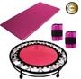 Imagem de Kit Aeróbico Rosa - Jump + Colchonete + Caneleira 2 Kg