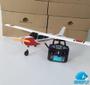 Imagem de Kit Aeromodelo Cessna Eletrico Controle 6 Canais Azul