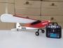 Imagem de Kit Aeromodelo Treinador Piper Completo 6 Ch Vermelho