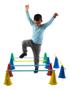 Imagem de Kit Agilidade Funcional Treino Escada Bastões Cones Corda 31
