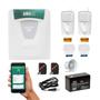 Imagem de Kit Alarme Compatec Wifi Com Aplicativo iOS Android 4 Sensores Sem Fio 