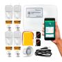 Imagem de Kit Alarme Sem Fio Compatec AW3 Wifi App iOS Android 4 Sensores