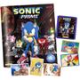 Imagem de Kit Álbum De Figurinhas Série Sonic Prime + 50 Figurinhas (10 env) Desenho Animado Netflix
