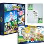 Imagem de Kit Álbum Pasta Fichário Pokémon GO com Box Equipe Instinto Treinador Spark e 10 Folhas 9 Bolsos TCG