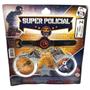 Imagem de Kit Algemas Brinquedo Policial Infantil Distintivo  Plástico