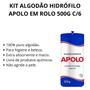Imagem de Kit Algodão Hidrófilo Apolo em Rolo 500g C/6