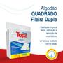 Imagem de Kit Algodão Quadrado Dupla Face 400 unidades Topz
