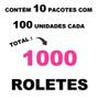 Imagem de Kit Algodão Rolete Dental Com 1000 Unidades Odontológico