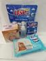 Imagem de Kit Algodão Use It, Cotonete Use It, Protetor Para Seios Karisma, Toalhas Umedecidas e Álcool 70