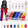 Imagem de Kit Alicate Crimpar Box Com 1200 Terminal Ilhós 0,25 A 10mm