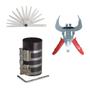Imagem de Kit Alicate Extensor 80-120mm com Cinta Anel Pistão E Calibrador