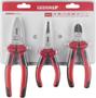 Imagem de Kit Alicate (Universal + Bico Reto + Diagonal) Gedore Red