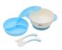 Imagem de Kit alimentação baby - bowl com tampa e talheres zoop toys