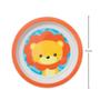 Imagem de Kit Alimentação Refeição Bebe Infantil Buba 6+ Livre Bpa Resistente Vai Micro-ondas Leãozinho 10734