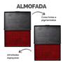 Imagem de Kit Almofada Carimbo Grande N4 Vermelho 16,8 x 9,8 cm com 2 Tintas Extras