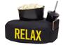 Imagem de Kit Almofada Relax com Balde de Pipoca e Copo para Refri - Amarelo