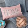 Imagem de kit Almofadas Baguete Cheia Decorativa + Almofada De Nozinho Love Home com Zíper Enchimento Silicone