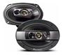 Imagem de Kit Alto Falante 6x9 Pioneer 420w Total 69 Quadriaxial Ts-6990br Pentaxial