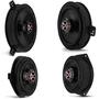 Imagem de Kit Alto Falante Astra 98 A 12 Zafira 99 A 12 Vectra 98 A 05 5 E 6" 200W RMS Triaxial Foxer KF.053