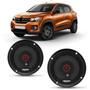 Imagem de Kit Alto Falante Bomber Renault Kwid 2017 a 2018 6 Polegadas 120W RMS 4 Ohms com Tela Par