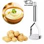 Imagem de Kit Amassador de Batata + Descascador de Legumes 3 em 1 + Amassador de Alho Multiuso Inox Utensilios para Cozinha