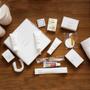 Imagem de Kit Amenities Premium 2 caixas Presente Hotel c 8 itens Florence Blanc Argan Realgems