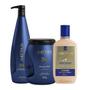 Imagem de Kit Aneethun Linha A Shampoo 1L + Mascara 500g + Creme Silicone 250ml