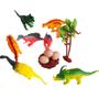 Imagem de Kit Animais Dinossauros C/ovos Brinquedo De Borracha de até 15pçs kits aleatórios ( CONFIRA NOSSOS DIVERSOS MODELOS )