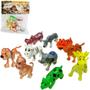 Imagem de Kit animal selvagem de pvc cartoon jungle com 10 pecas