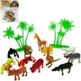 Imagem de Kit animal selvagem de pvc cartoon world com acessorios 14 pecas