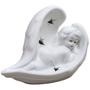 Imagem de Kit Anjos Anjinho Sino + Anjo No Coração Com Luzes Porcelana