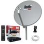 Imagem de Kit Antena Parabólica Digital c/ Receptor Sat HD Regional BS9900 Bedin