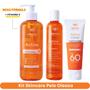 Imagem de Kit Antiacne Sabonete 400g + Tônico Adstringente + Protetor Solar FPS 60 Sem Cor Actine