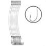 Kit Anzol Encastoado 4330 Flex 6/0-7/0-8/0 Todos C/ 10 Unida - Marine Sports Imagem de Kit Anzol Encastoado 4330 Flex 6/0-7/0-8/0 Todos C/ 10 Unida