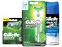 Imagem de Kit Aparelho de Barbear Gillette Mach3 Acq-Grip - Sensitive 2 Cargas Gel Mach3 Complete Defense 72ml