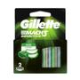 Imagem de Kit Aparelho de Barbear Gillette Mach3 Sensitive + Carga Gillette Mach3 Sensitive com 2 unidades