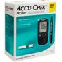 Imagem de Kit Aparelho Medidor De Glicemia Diabetes Accu-check Active c/ 10 Tiras Reagentes