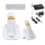 Imagem de Kit Aparelho Telefone 1 Ramal Bina Entrada Chip Celular 3G Homologação: 1001903229