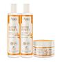 Imagem de Kit Ápice Cosméticos Nutri Waves Shampoo, Condicionador e Máscara 300g