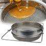 Imagem de Kit Apicultura Peneira em aço inoxidável de dupla camada para mel + Garfo Desoperculador 21pin