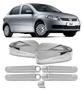 Imagem de Kit Aplique Cromado Maçaneta Retrovisor Volkswagen Gol G5 2008 à 2012