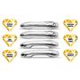 Imagem de Kit Aplique de Maçaneta 2 Keyless cromado Hilux 2016 á 2023 Hilux Sw4 2016 á 2023 Yaris 2018 á 2023 Sw4 GR-S 2023 Sw4 Diamond 2023 4 Portas