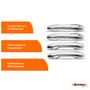 Imagem de Kit Aplique de Maçaneta 2 Keyless cromado Hilux 2016 á 2023 Hilux Sw4 2016 á 2023 Yaris 2018 á 2023 Sw4 GR-S 2023 Sw4 Diamond 2023 4 Portas