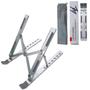 Imagem de Kit Apoio Suporte Base para Notebook aluminio e Teclado com Fio ABNT  qte
